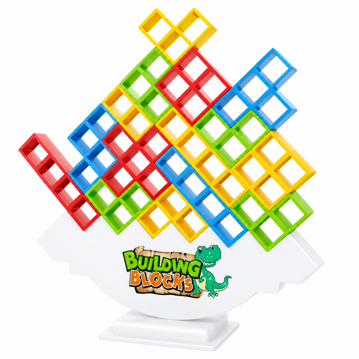 Настільна гра балансир тетріс Tetris Tower 32 деталі з кольоровими блоками-thumbmail-1