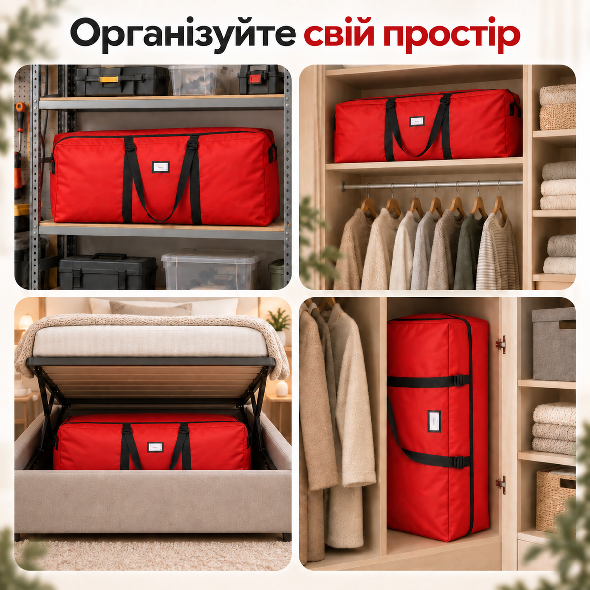 Сумка для зберігання ялинки 135 × 34 × 68 см з ручками та ременями-thumbmail-5