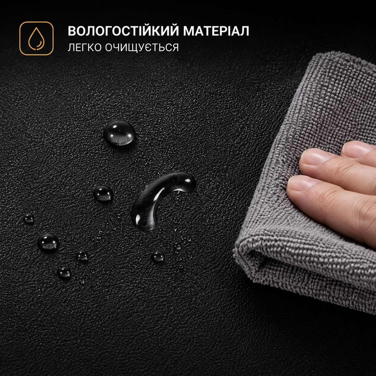 Автомобільний органайзер з екошкіри для зберігання речей, чорний, 20,5 × 14,5 × 4 см-thumbmail-3