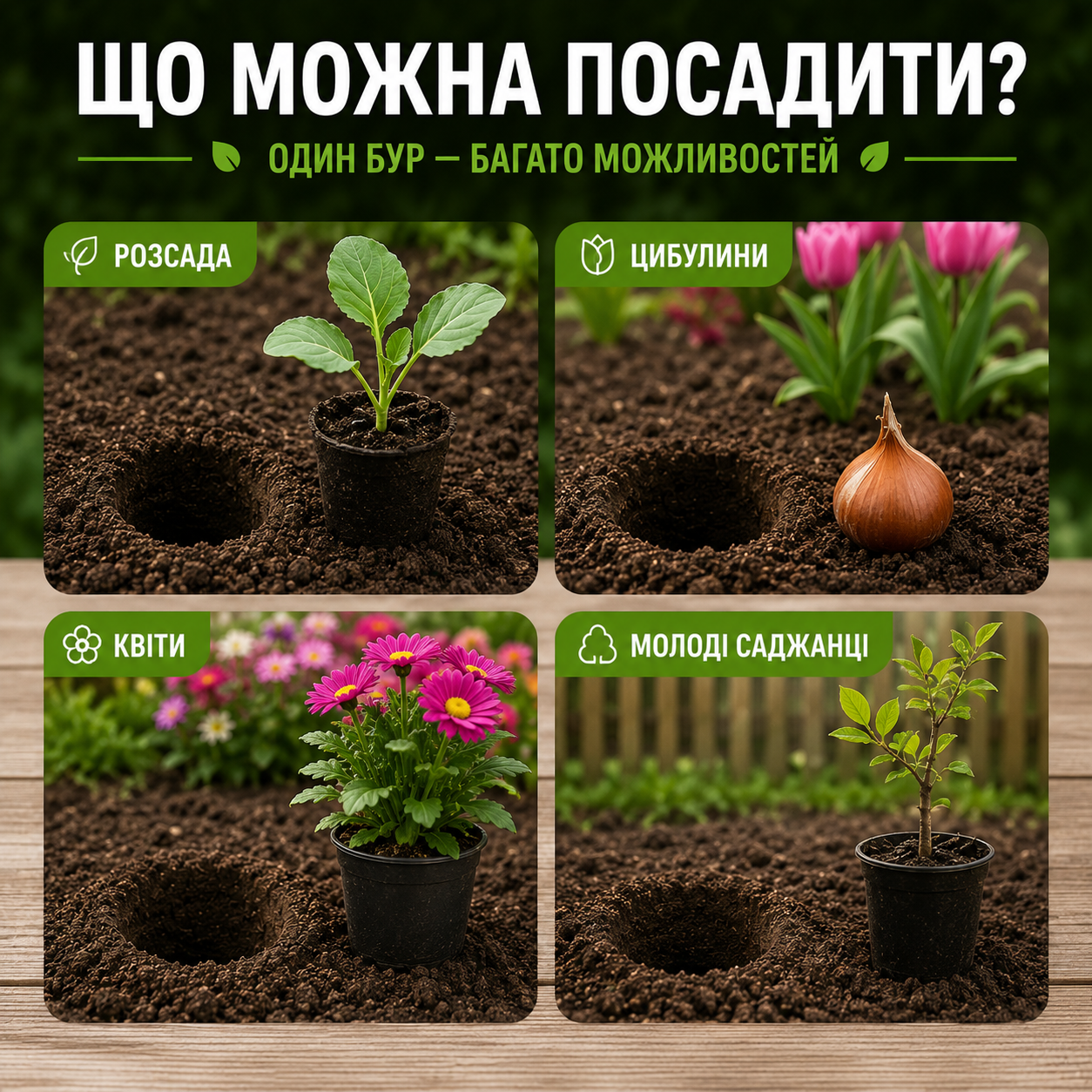 Садовий шнековий бур для дриля та шуруповерта, 450 мм, Ø40 мм, з інструментальної сталі, чорний-thumbmail-3